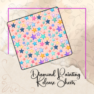 Pastel Stars, Diamond Painting Release Sheets