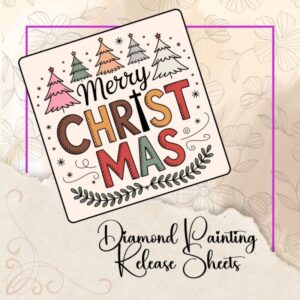 Merry Christ Mas, Christmas Reuseable Release Sheets