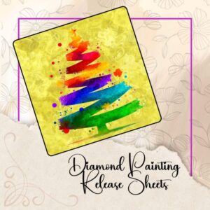Rainbow Christmas Tree - Diamond Painting Release Sheets