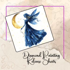 Gothic Stardust Fairy, Diamond Painting Silicone Release Sheets