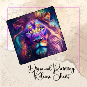 Leo, Reusable Silicone Diamond Painting Release Papers