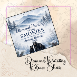 Diamond Painting in the Mountains 2026, Reusable Silicone Diamond Painting Release Papers