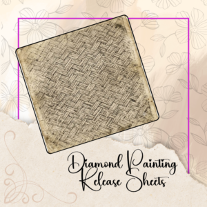 Straw Matt, Solid Type Background, Reusable Silicone Diamond Painting Release Papers